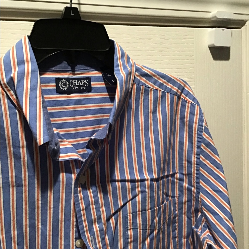 CHAPS Long-Sleeve Casual Shirt (L)